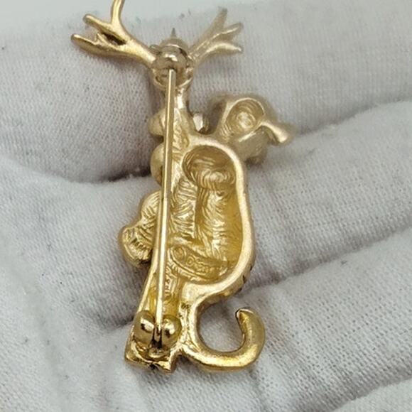 Disney Winnie the Pooh Tigger Branch Gold-Toned Brooch - Picture 5 of 7